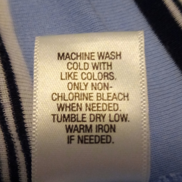 women's purple multi-stripe v-neck short sleeve - Picture 10 of 10